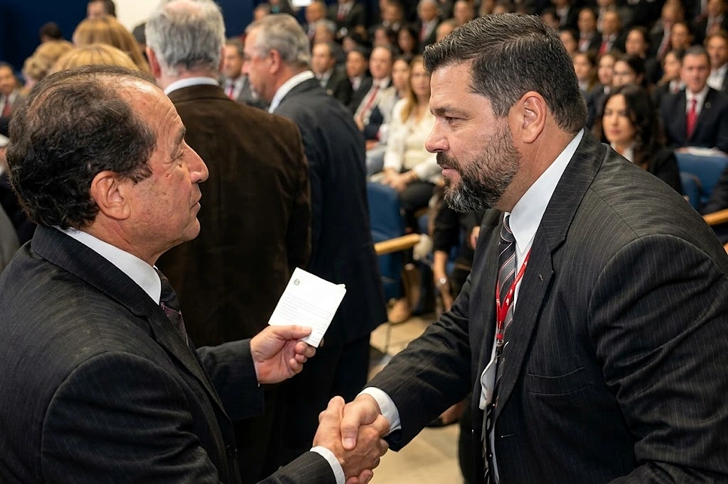 Maciel em evento de relacionamento profissional